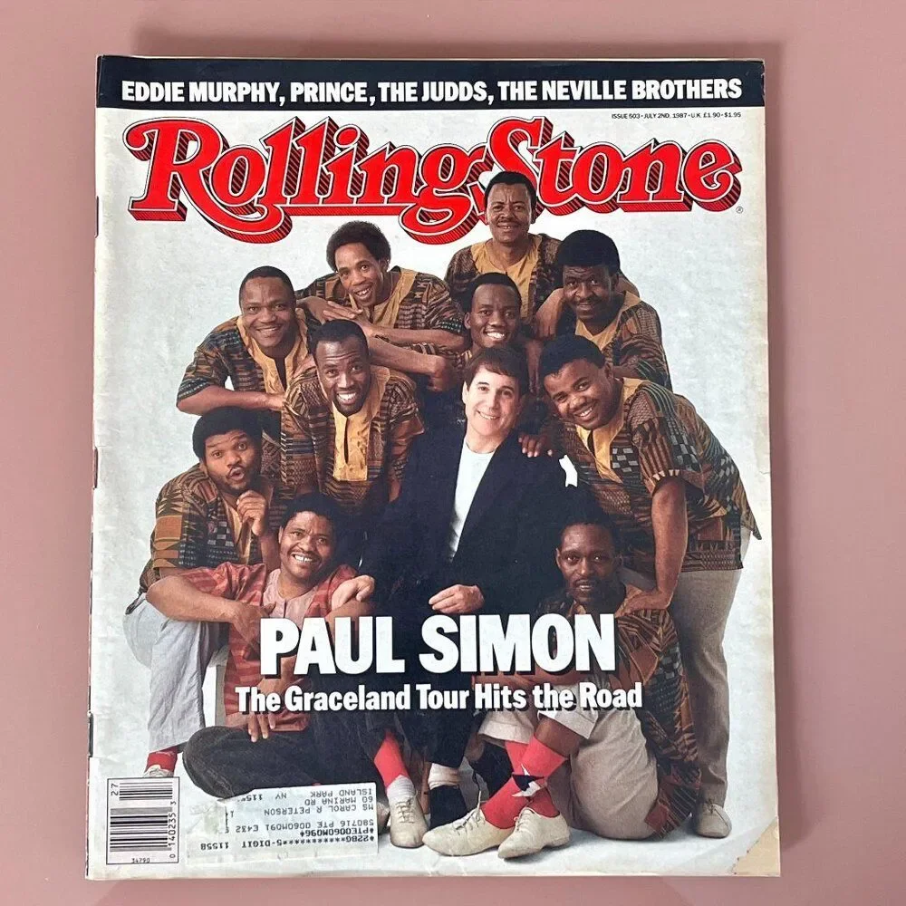 Paul Simon - Vintage 80's Rolling Stone Magazine 1987- Issue #503